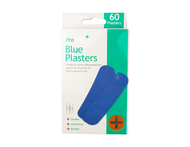 Blue Plasters - 60 Pack